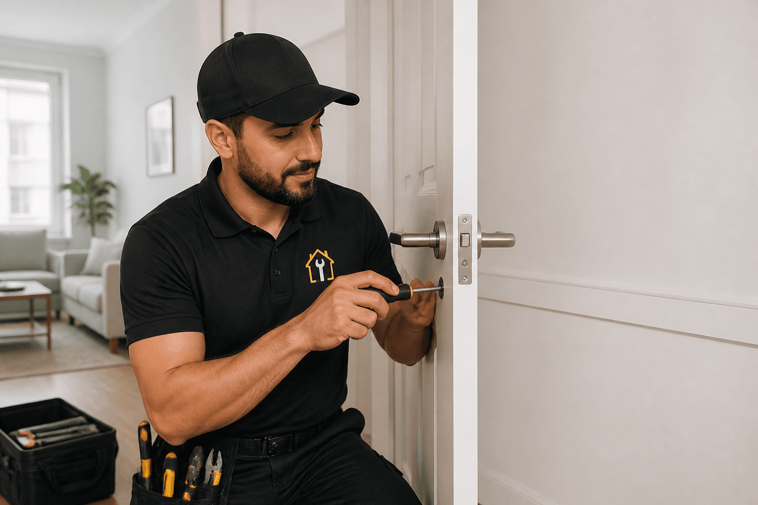City Pro Fix handyman completing a household maintenance task